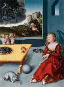 Lucas Cranach Die Melancholie oil painting